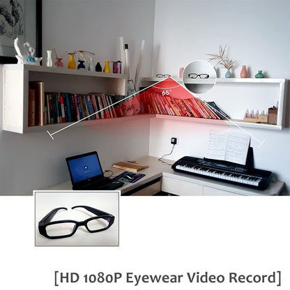 Glasses Camera HD 1080p Video Recorder Wearable Inner Mini Camera Video Record Action Cam